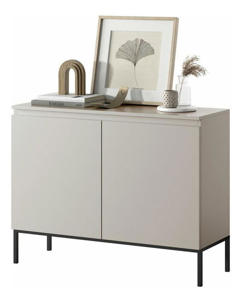 Skrinka Bennasi B2 (béžová + čierna)