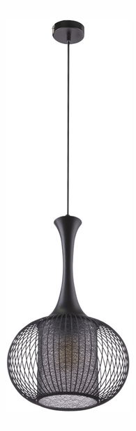 Závesné svietidlo Kai 15267 (klasické) (čierna + čierna)