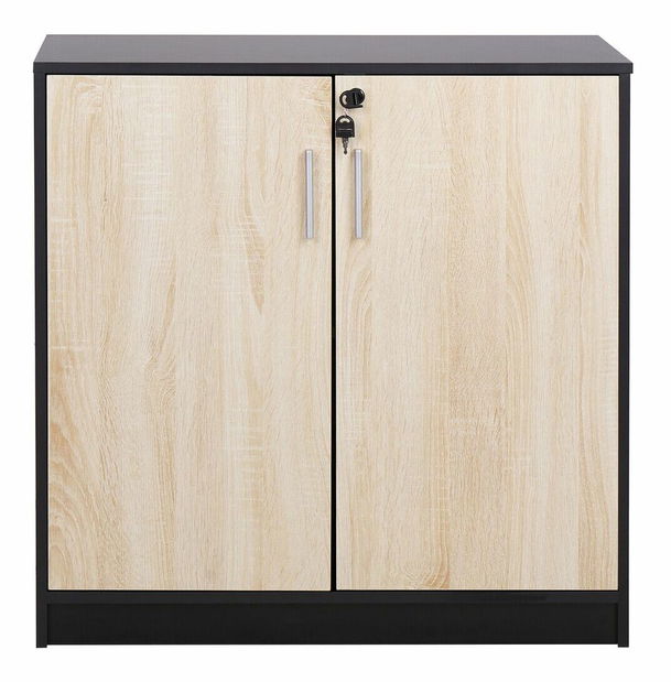 Dulap Zirkone (Negru + lemn deschis) 