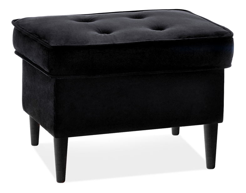 Taburetka Muriera (čierna)