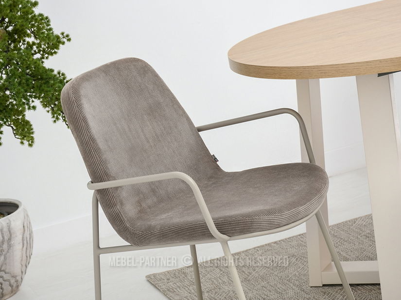 Stolička Ulrika (tmavobéžová + béžová)