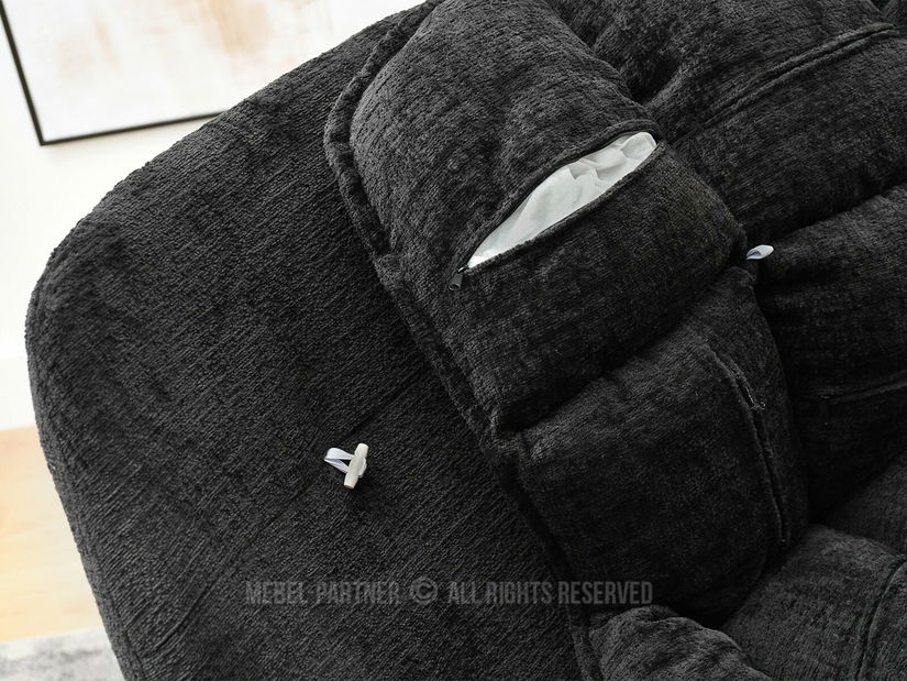 Fotel Jaspier (fekete)