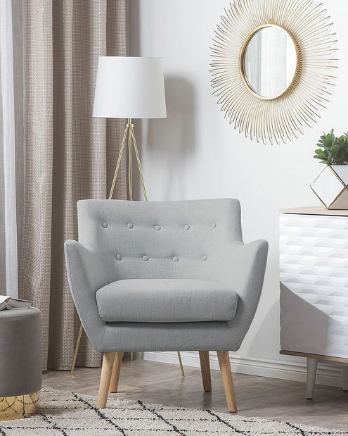 Fotel Damian (világosszürke)