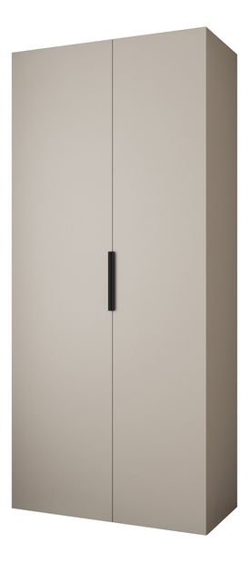 Ormar za garderobu 110 cm Carmela 50-4 (kašmir + crna)