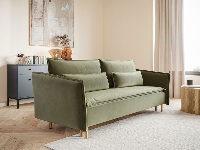 Kanapé Union (zsálya + arany)