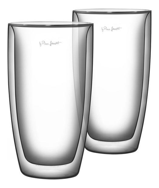 Termo čaša Lamart Vaso 0,38l (prozirna) (2 kom)