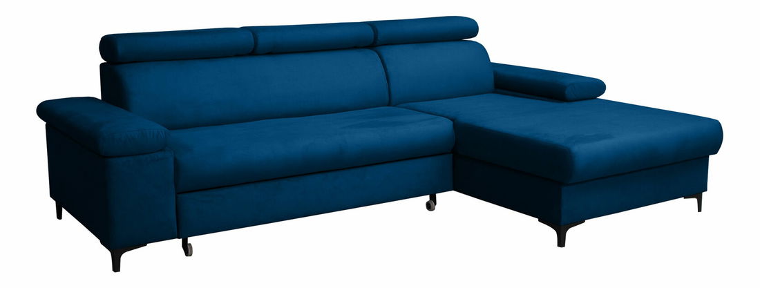 Rohová sedačka Felicita (tmavomodrá) (P)