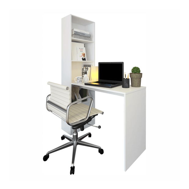 Masă PC multifuncțională Jazmina (alb)