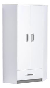 Kutni ormar za garderobu Trafia T02 siva)