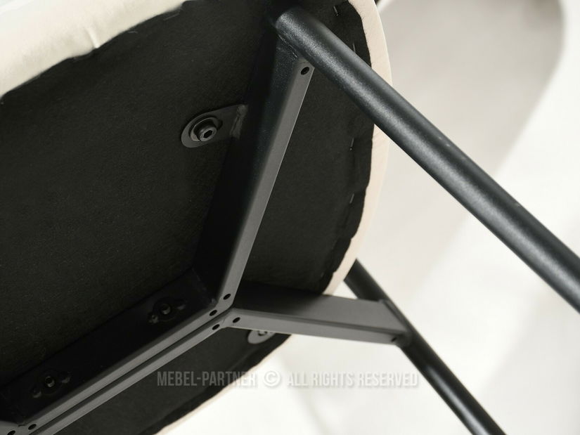 Scaun bar Inezenente (crem + negru)