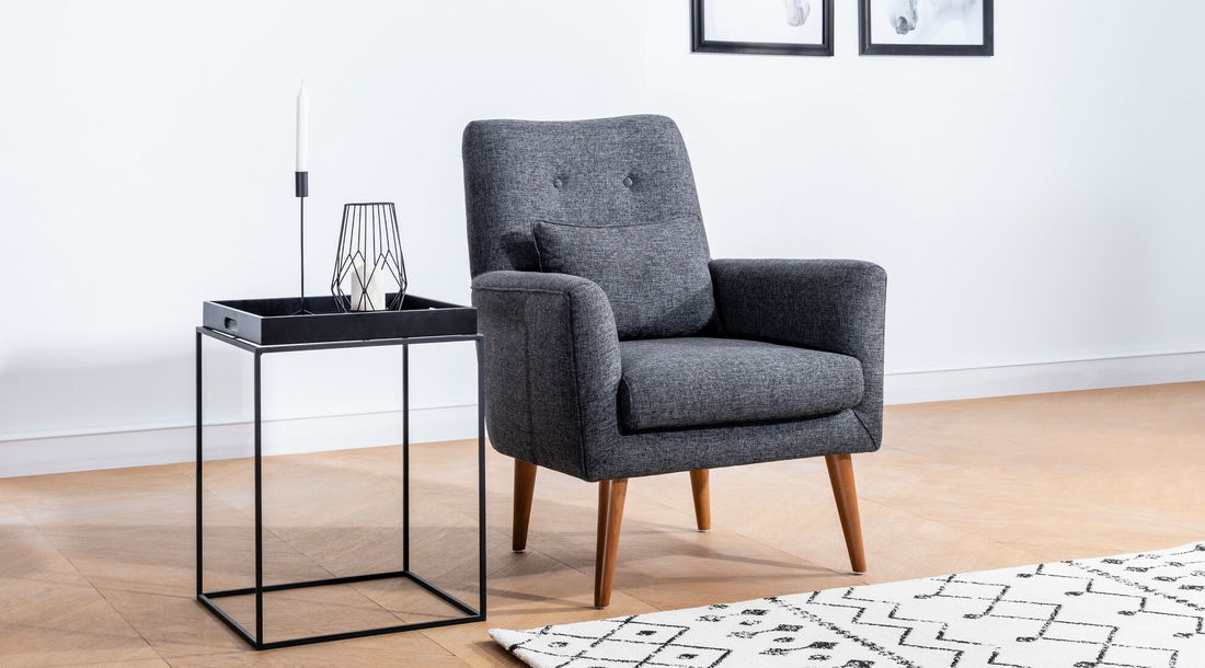 Garnitura za sjedenje 3+1 Arizona (antracit)