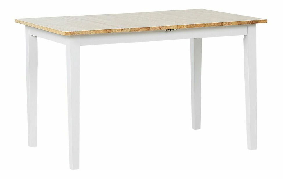 Jedálenský stôl HOWTON (svetlé drevo + biela) (pre 4 až 6 osôb)