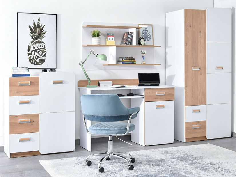 Mobilier cameră studenți Clerigo 01 (alb)