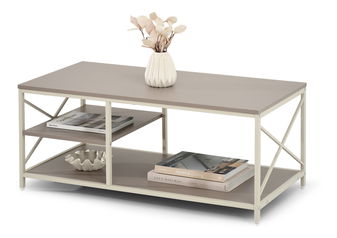 Konferenčný stolík Jabalinas (béžová + krémová)