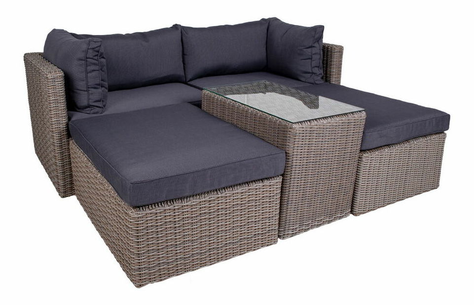 Kerti szett Riveria (szürke)