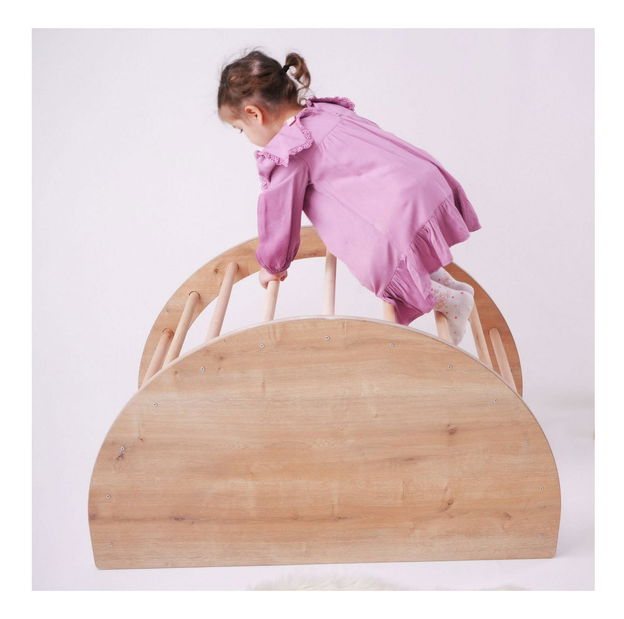 Mászókészlet gyerekeknek Sicup (barna)