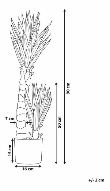 Umelá rastlina 90 cm ALOVA