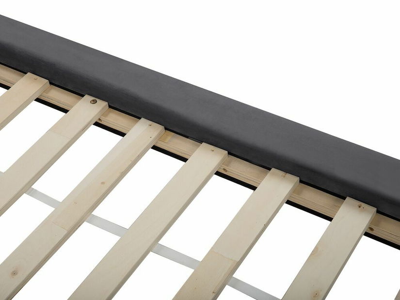 Bračni krevet 160 cm LANEL (s podnicom) (siva)