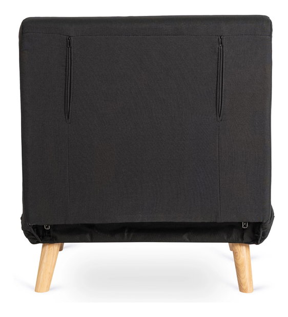 Széthúzható fotel Motecacleta 1 (fekete) 