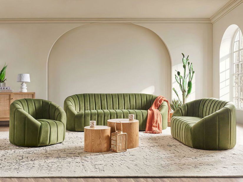 Pohovka dvojsedačka Malza (zelená)