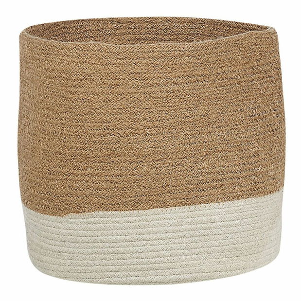 Set 2 ks úložných košov Bowie (béžová + biela)
