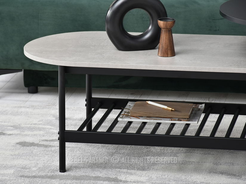 Măsuță de cafea Lorelail Xl (negru)