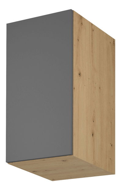 Gornji kuhinjski ormarić G40G Langari (hrast artisan + siva mat) (L)