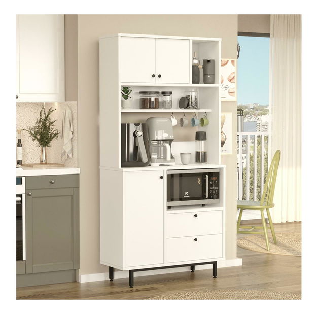 Ormar s policama Rebutia 4 (bijela)