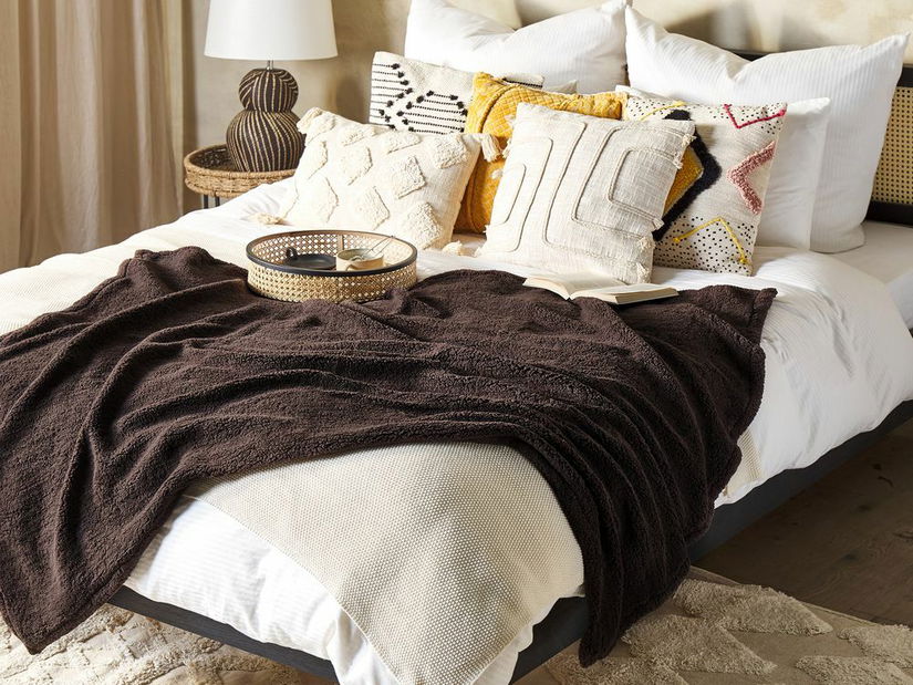 Pătură 125 x 150 cm Mirza (maro)