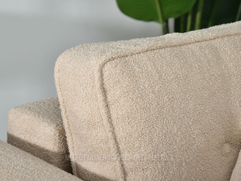 Pohovka dvojsedačka Bacteria (béžová)