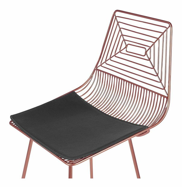 Set 2 buc scaun tip bar Bethel (rozauriu)