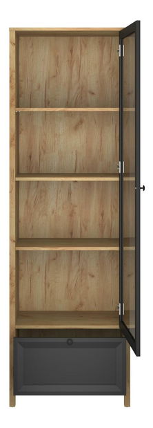 Vitrin Bruselas (tarany craft (tölgy + fekete)