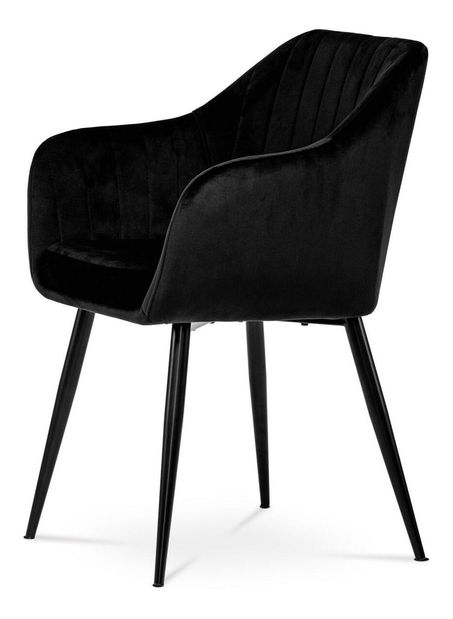 Scaun sufragerie Prevalecio (negru)