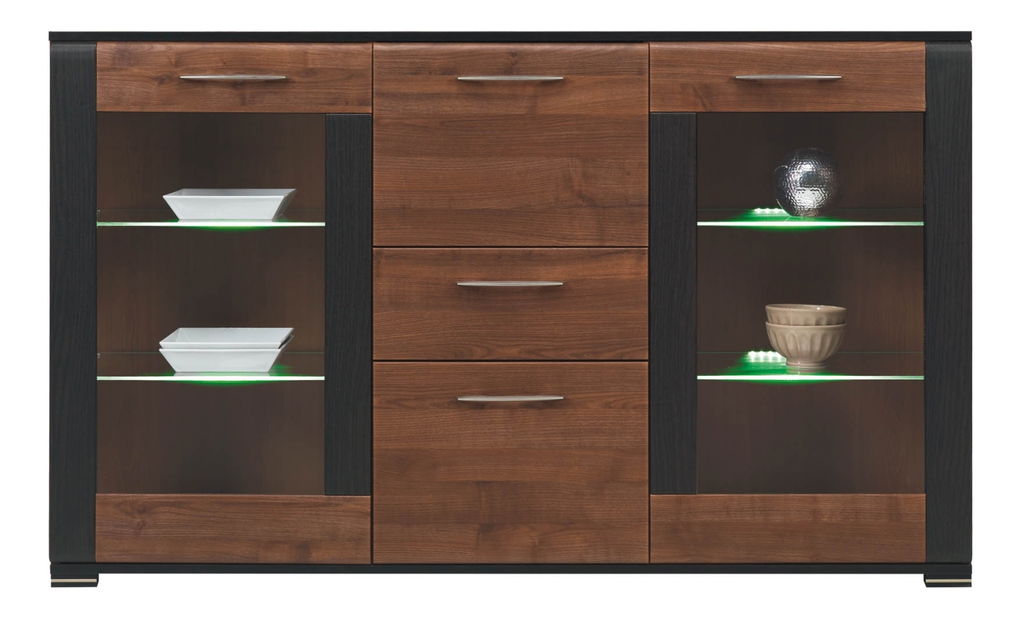 Vitrines szekrény Naomi NA 4