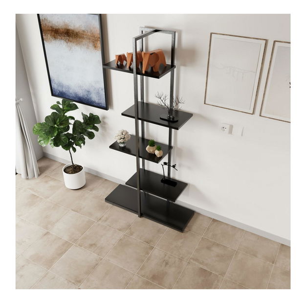 Regál Modem L712 (čierna)