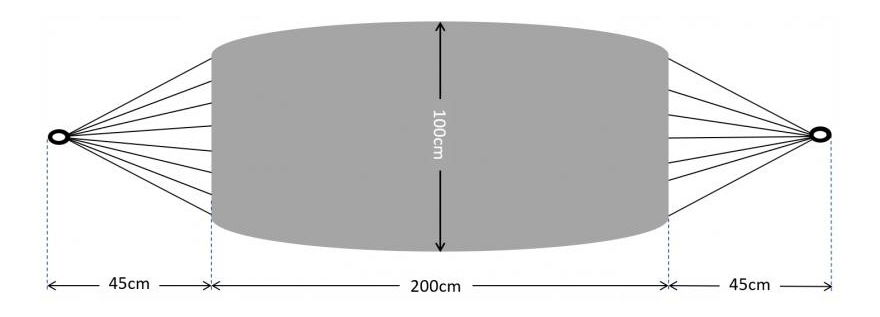 Plasă balansoar Hammie 1 (bej)