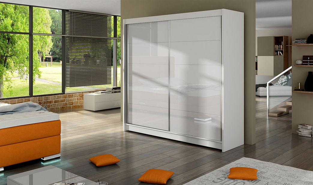 Dulap de haine Florencia (Alb + Alb)