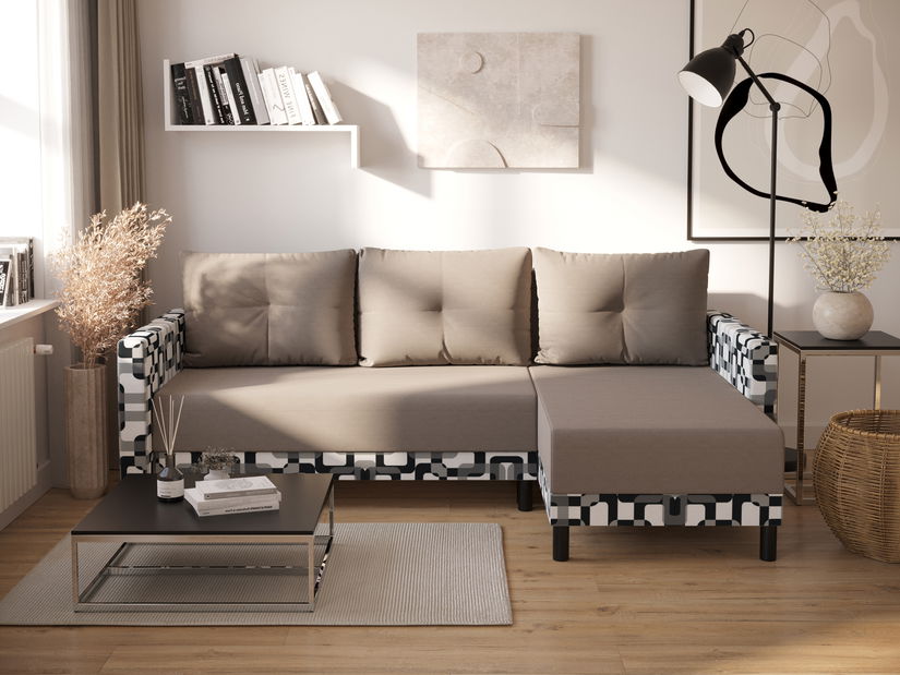 Colțar Glimmer L (multicolor + capuccino) (D)