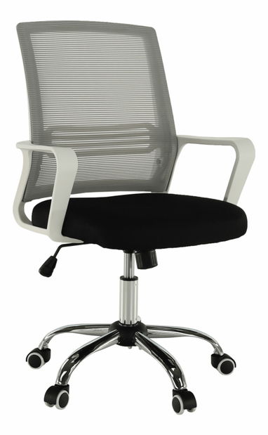 Kancelárska stolička Aphin (sivá + čierna)