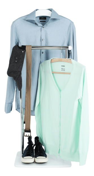 Ruhaakasztó Estrella (fehér + króm)