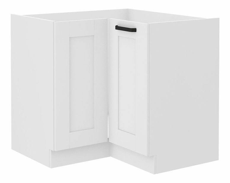 Kutni donji kuhinjski ormarić- Lucid 89 x 89 DN 1F BB (bijela + bijela)