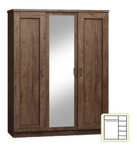 Šatníková skriňa Tureis Typ T15