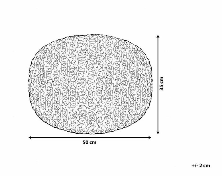 Zsámoly 50x35 cm Conover (sötétszürke)