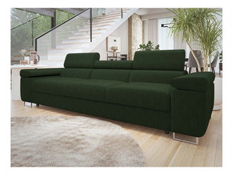 Sofa Terazuro 3 S (tamnozelena + crna) 