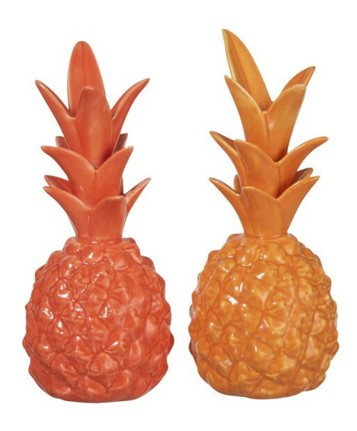 Ovocie Jolipa Happy Tangerine (biela + oranžová) 21x9x9cm (2ks)