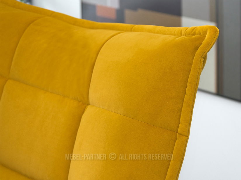 Fotel Palma (méz + fekete)