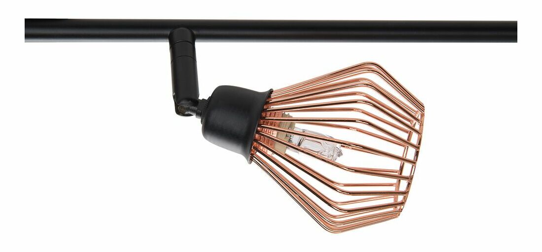 Závesná lampa Ventura L (čierna medená)