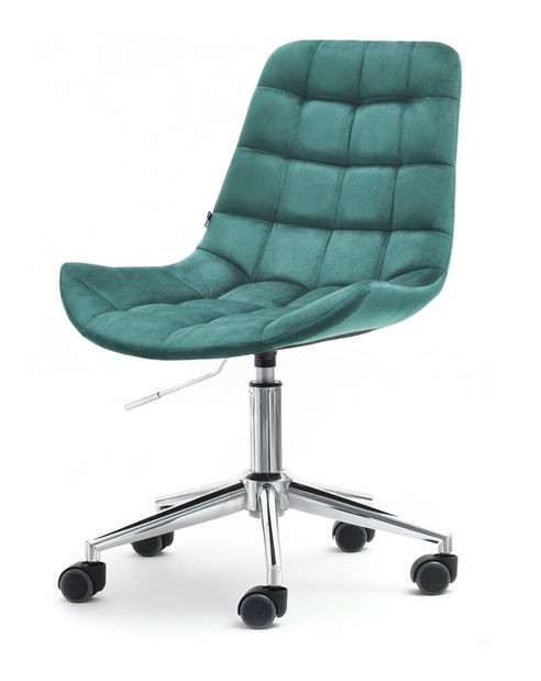 Scaun Eleanor (verde + crom)