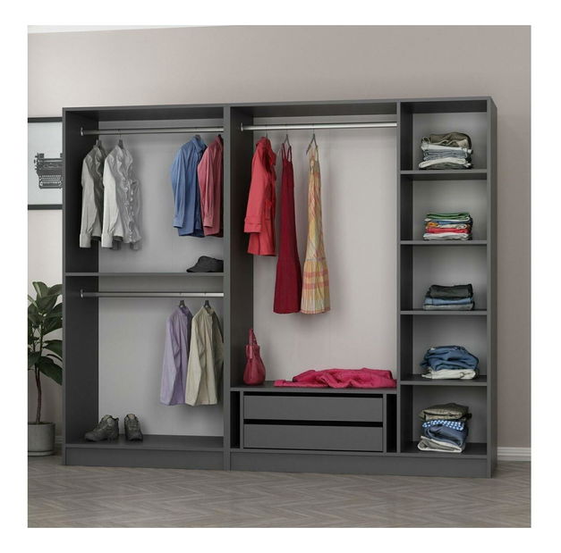 Dulap de haine Kalia 5090 (antracit)