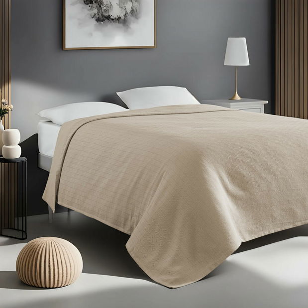 Ágytakaró 200 x 230 cm Sirena (bézs)